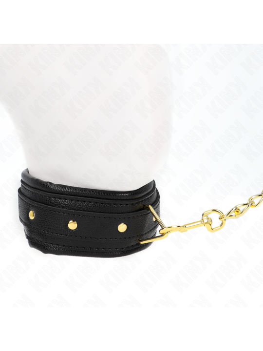 KINK - COLLAR CON CORREA ESPONJA IMITACIÓN CUERO MODELO 1 AJUSTABLE 37-54 CM X 3 CM