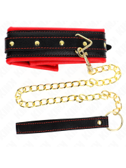 KINK - COLLAR CON CORREA ESPONJA IMITACIÓN CUERO MODELO 2 AJUSTABLE 37-54 CM X 3 CM