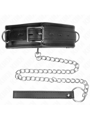 KINK - COLLAR CON CORREA ESPONJA IMITACIÓN CUERO MODELO 3 AJUSTABLE 37-54 CM X 3 CM