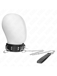KINK - COLLAR CON CORREA 80 CM ESCLAVITUD 3 ANILLOS 53 X 5 CM