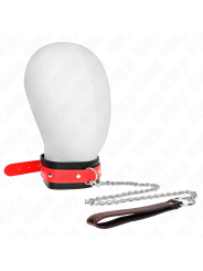 KINK - COLLAR CON CORREA 65 CM ROJO AJUSTABLE 36-43 CM X 5 CM