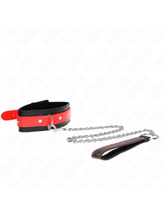 KINK - COLLAR CON CORREA 65 CM ROJO AJUSTABLE 36-43 CM X 5 CM