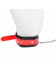KINK - COLLAR CON CORREA 65 CM ROJO AJUSTABLE 36-43 CM X 5 CM