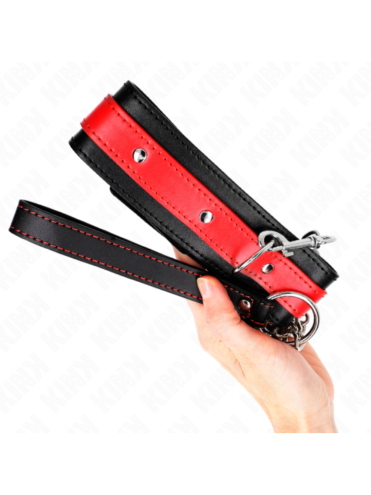 KINK - COLLAR CON CORREA 65 CM ROJO AJUSTABLE 36-43 CM X 5 CM