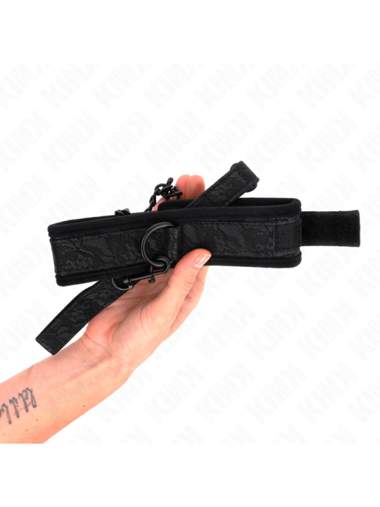 KINK - COLLAR CON CORREA 77 CM MODELO BÁSICO MODELO 5 AJUSTABLE 34-54 CM X 5 CM
