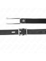 KINK - MORDAZA GANCHO DE METAL 11.5 CM CON CORREA DE POLIPIEL AJUSTABLE 39-58 CM X 2 CM