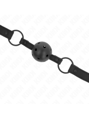 KINK - MORDAZA DE BOLA 4.5 CM DE NEOPRENO 63.5 X 2 CM AJUSTABLE 41 X 59 CM