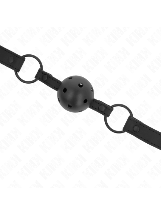 KINK - MORDAZA DE BOLA 4.5 CM DE NEOPRENO 63.5 X 2 CM AJUSTABLE 41 X 59 CM
