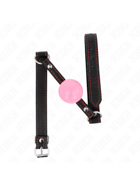 KINK - MORDAZA DE BOLA 4 CM DE ORO ROSA 60 x 2 CM