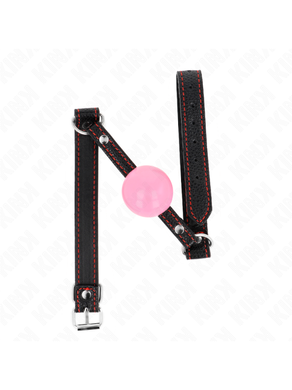 KINK - MORDAZA DE BOLA 4 CM DE ORO ROSA 60 x 2 CM