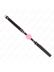 KINK - MORDAZA DE BOLA 4 CM DE ORO ROSA 60 x 2 CM