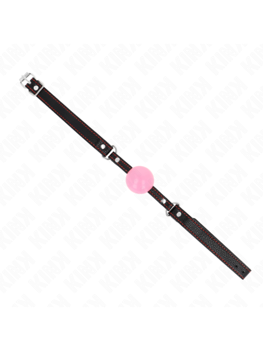 KINK - MORDAZA DE BOLA 4 CM DE ORO ROSA 60 x 2 CM