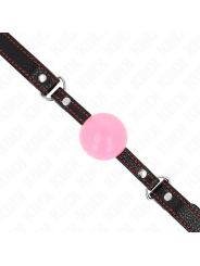 KINK - MORDAZA DE BOLA 4 CM DE ORO ROSA 60 x 2 CM