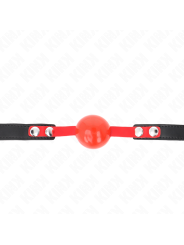 KINK - MORDAZA DE BOLA 4 CM SUAVE DE TPE MODELO 4 60 x 2 CM AJUSTABLE 37-52 CM