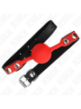 KINK - MORDAZA DE BOLA 4 CM DE SILICONA ROJA 60 x 2 CM