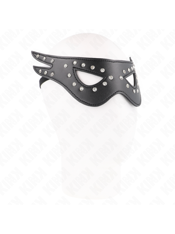 KINK - MÁSCARA DE POLIPIEL SEXY MODELO 2 27 x 13 CM
