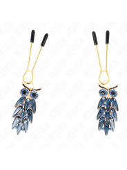 KINK - PINZAS PARA PEZONES CON COLGANTE DE BÚHO 6 CM