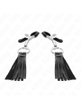 KINK - PINZAS PARA PEZONES CON BORLAS DE POLIPIEL 6 CM