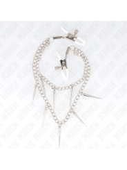 KINK - PINZAS PARA PEZONES CON CADENA DE PÚAS 30 CM