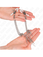 KINK - PINZAS PARA PEZONES CON CADENA DE PÚAS 30 CM