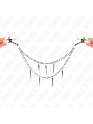 KINK - PINZAS PARA PEZONES CON CADENA DE PÚAS 30 CM