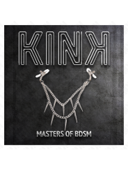 KINK - PINZAS PARA PEZONES CON CADENA DE PÚAS 30 CM