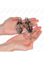 KINK - PINZAS PARA PEZONES ESTILO JAPONÉS CON AROS PLATEADO