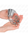 KINK - PINZAS PARA PEZONES CON CUBO PLATEADO