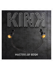 KINK - PINZAS PARA PEZONES PLANAS NEGRO CON CASCABEL Y CADENA PLATEADO 30 CM