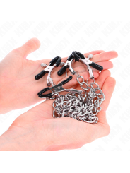 KINK - PINZAS PARA PEZONES DOBLE 32 CM CON CADENAS 14 CM