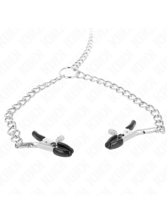 KINK - PINZAS PARA PEZONES DOBLE 32 CM CON CADENAS 14 CM