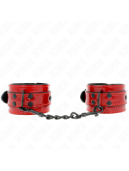 KINK - MUÑEQUERAS ROJO OSCURO 23 X 5 CM