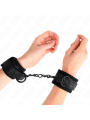 KINK - MUÑEQUERAS DE ENCAJE Y NEOPRENO AJUSTABLE NEGRO 20-29 CM X 5 CM