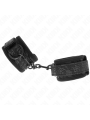 KINK - MUÑEQUERAS DE ENCAJE Y NEOPRENO AJUSTABLE NEGRO 20-29 CM X 5 CM