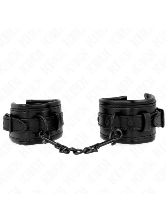 KINK - MUÑEQUERAS AJUSTABLE NEGRO 20-30 CM X 6 CM