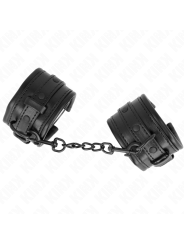 KINK - MUÑEQUERAS AJUSTABLE NEGRO 20-30 CM X 6 CM
