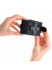 KINK - MUÑEQUERAS AJUSTABLE NEGRO 20-30 CM X 6 CM