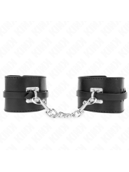 KINK - MUÑEQUERAS DELUXE CON CIERRE DE CANDADO AJUSTABLE 14.5-21 CM X 6 CM