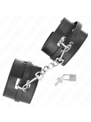 KINK - MUÑEQUERAS DELUXE CON CIERRE DE CANDADO AJUSTABLE 14.5-21 CM X 6 CM