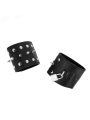 KINK - MUÑEQUERAS ESTILO PUNK CON PINCHOS 25 X 6 CM