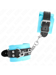KINK - MUÑEQUERAS CON GANCHO FORRO AZUL AJUSTABLE 20-28 CM X 5.5 CM