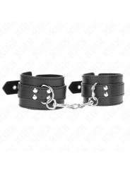KINK - MUÑEQUERAS CON TACHUELAS NEGRO 35 X 6 CM