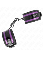 KINK - MUÑEQUERAS NEOPRENO LILA AJUSTABLE 21-28 CM X 5 CM