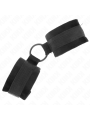 KINK - MUÑEQUERAS 25 CM PARA PRINCIPIANTES CON ANILLA 4 CM NEGRO AJUSTABLE 15-25 CM