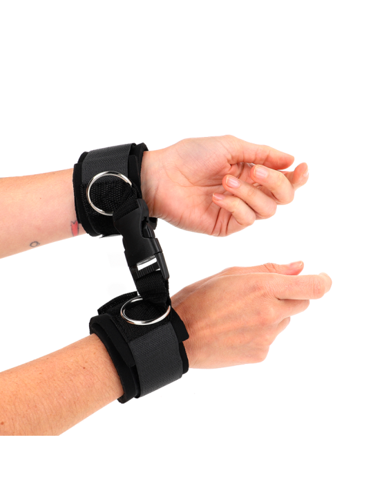 KINK - MUÑEQUERAS NEOPRENO CON CIERRE DE GANCHO NEGRO AJUSTABLE 22-34 CM