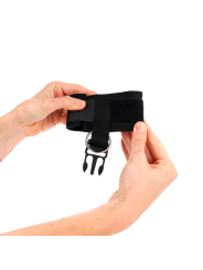 KINK - MUÑEQUERAS NEOPRENO CON CIERRE DE GANCHO NEGRO AJUSTABLE 22-34 CM