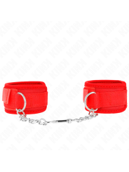 KINK - MUÑEQUERAS NEOPRENO ROJO 42 X 5 CM