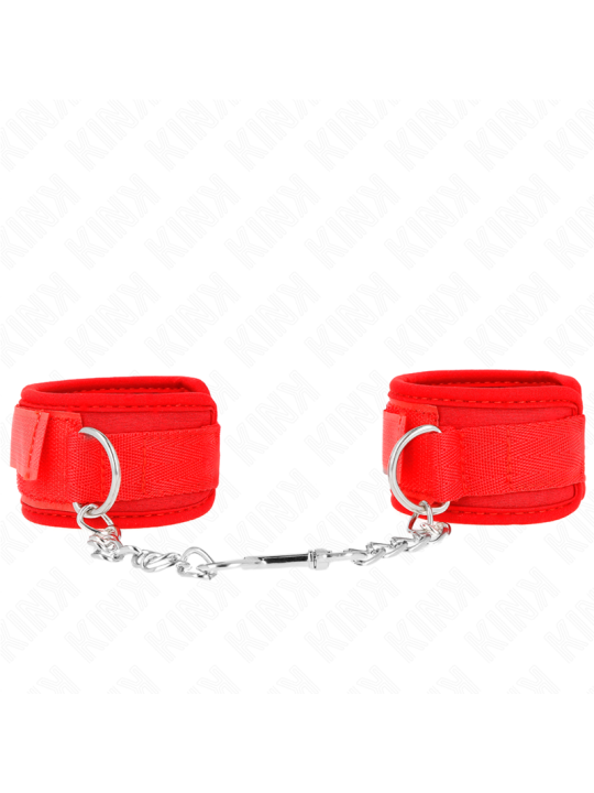 KINK - MUÑEQUERAS NEOPRENO ROJO 42 X 5 CM