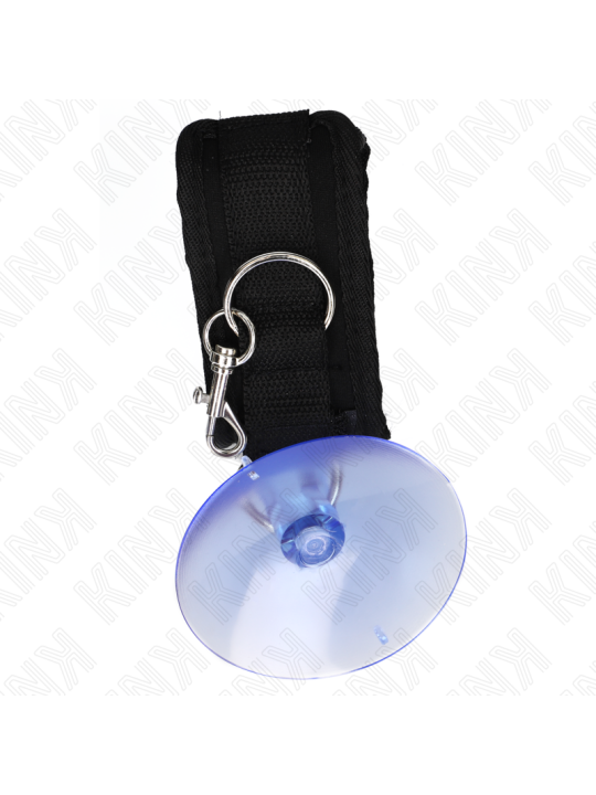 KINK - MUÑEQUERAS CON VENTOSA NEGRO AJUSTABLE 29-40 CM X 5 CM