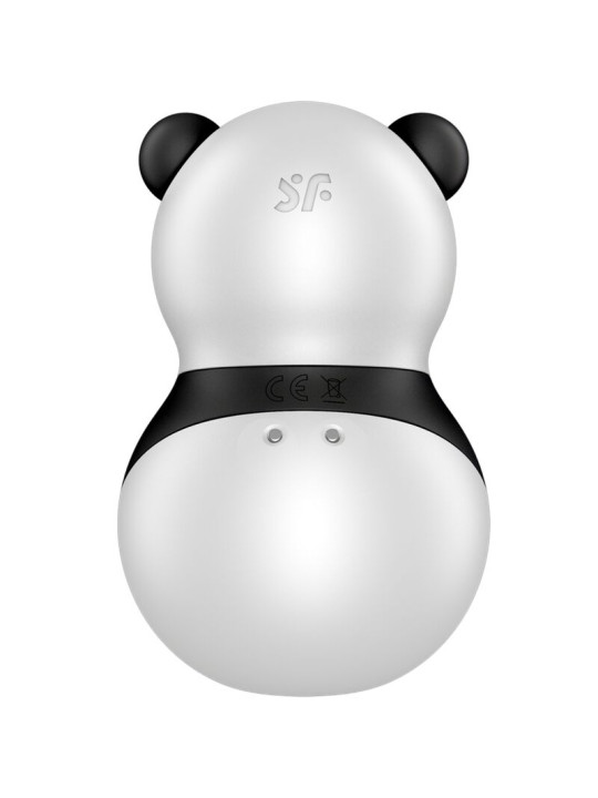 SATISFYER - POCKET PANDA ESTIMULADOR & VIBRADOR BLANCO Y NEGRO